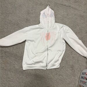 spider gwen zip hood jacket